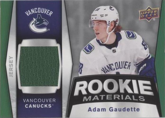 Upper Deck 2018-19 - Adam Gaudette #RM-AG