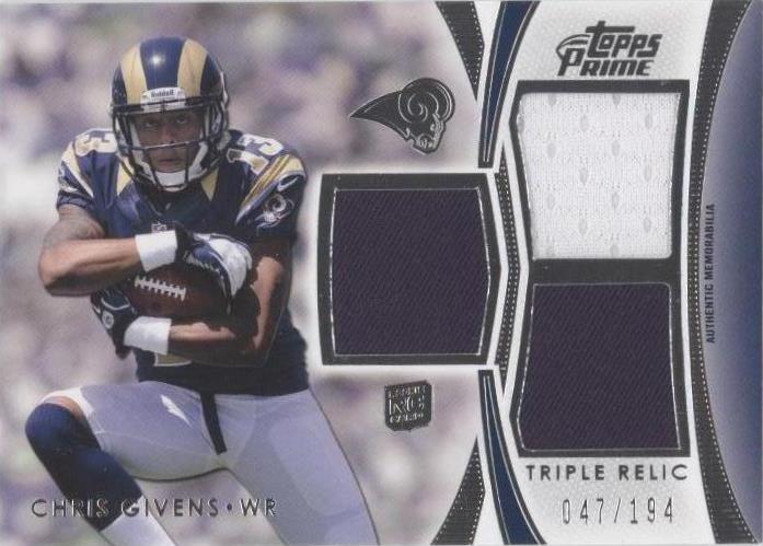 2012 Topps Prime Chris Givens #TR-CG