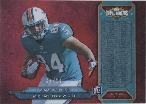 2012 Topps Triple Threads Michael Egnew #TTRJR-34