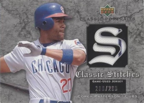 2003 Upper Deck Classic Portraits - Corey Patterson #GJ-CP