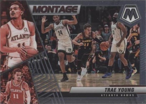 TRAE YOUNG 2019 PANINI MOSAIC WILL TO WIN BLUE REACTIVE /99
