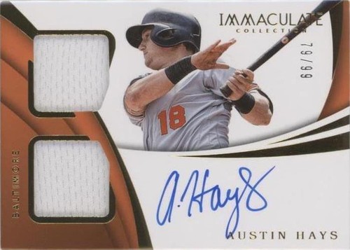 2018 Panini Immaculate Collection - Austin Hays #RDM-AH