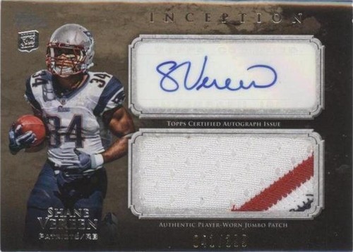 2011 Topps Inception Shane Vereen #AJP-SV