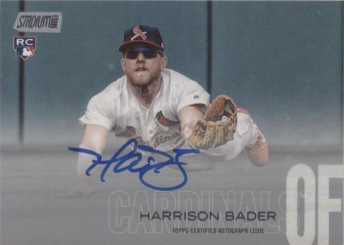 2018 Topps Stadium Club - Harrison Bader #SCA-HB