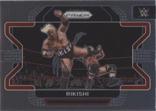 2022 Panini Chronicles WWE WRESTLING RIKISHI BLUE HOLO PRIZM