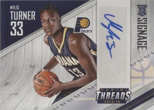 2015-16 Panini Threads - Myles Turner #SR-MT