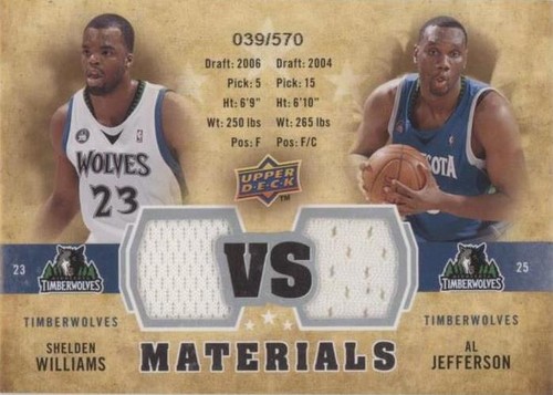 2009-10 Upper Deck - Al Jefferson/Shelden Williams #VS-JW