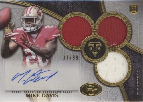 2015 Topps Triple Threads Mike Davis #134