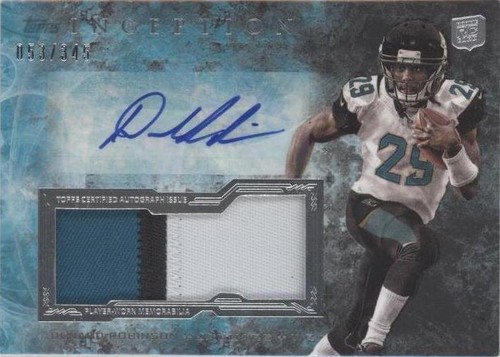 2013 Topps Inception Denard Robinson #IAJP-DRO