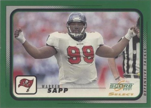 2001 Score Select Warren Sapp #200