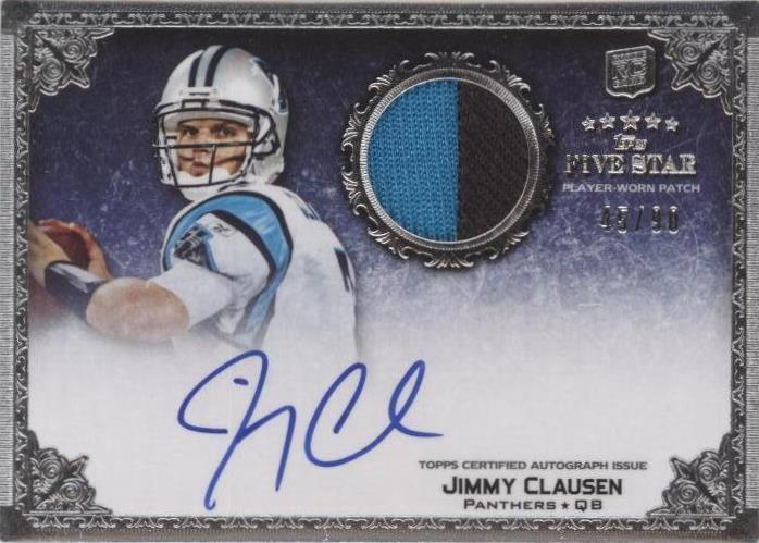 2010 Topps Five Star Jimmy Clausen #189