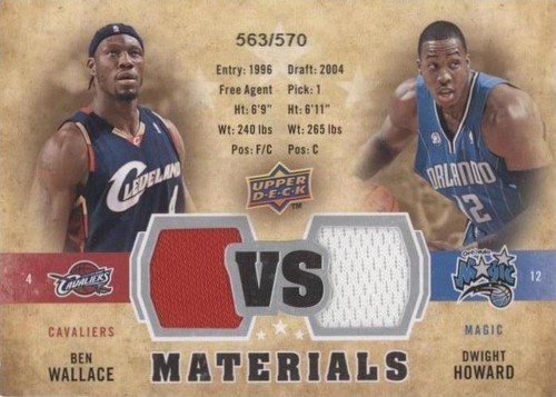 2009-10 Upper Deck - Ben Wallace/Dwight Howard #VS-WH