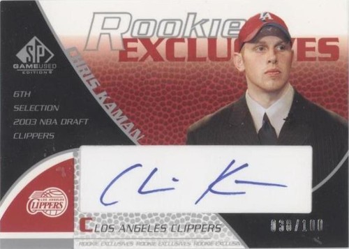 2003-04 SP Game Used - Chris Kaman #RE5