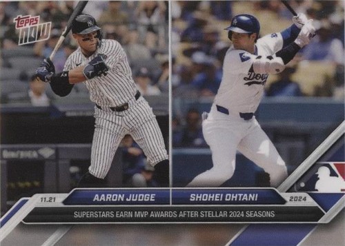 SHOHEI OHTANI 2024 Topps Now NL MVP Winner LA Dodgers!🔥 Card OS-6