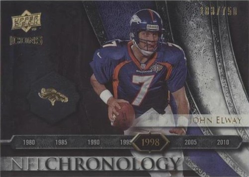2008 Upper Deck Icons John Elway #CHR23