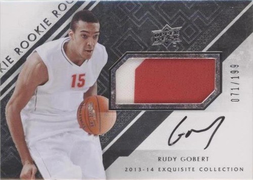 2013-14 Upper Deck Exquisite Collection - Rudy Gobert #60