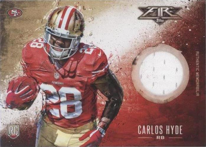 2014 Topps Fire Carlos Hyde #FR-CH