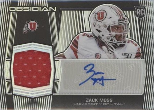2020 Panini Obsidian Draft Picks Zack Moss #24