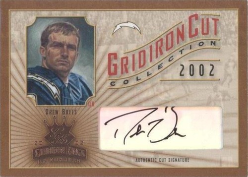 2002 Donruss Gridiron Kings Drew Brees #GC-27