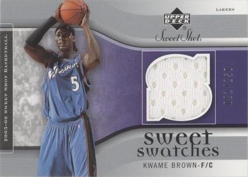 2005-06 Upper Deck Sweet Shot - Kwame Brown #SW-KW