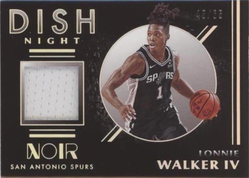 2019-20 Panini Noir - Lonnie Walker IV #DN-LW4