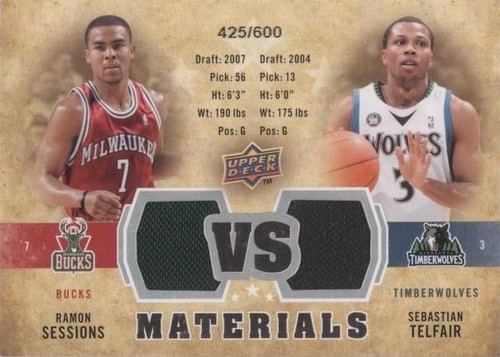 2009-10 Upper Deck - Ramon Sessions/Sebastian Telfair #VS-ST