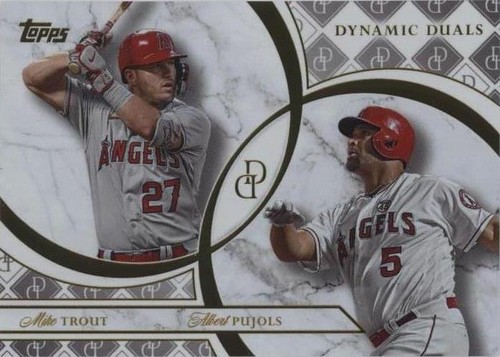 2024 Topps Dynamic Duals - Albert Pujols Mike Trout #5