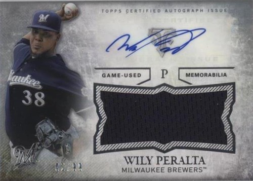 2015 Topps Triple Threads - Wily Peralta #UAJR-WP
