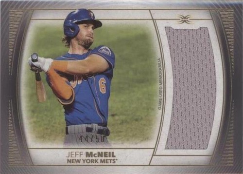 2021 Topps Definitive Collection - Jeff McNeil #DJR-JM