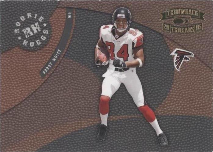 2005 Donruss Throwback Threads - Rookie Hoggs #RH-17 Roddy White /750 ...
