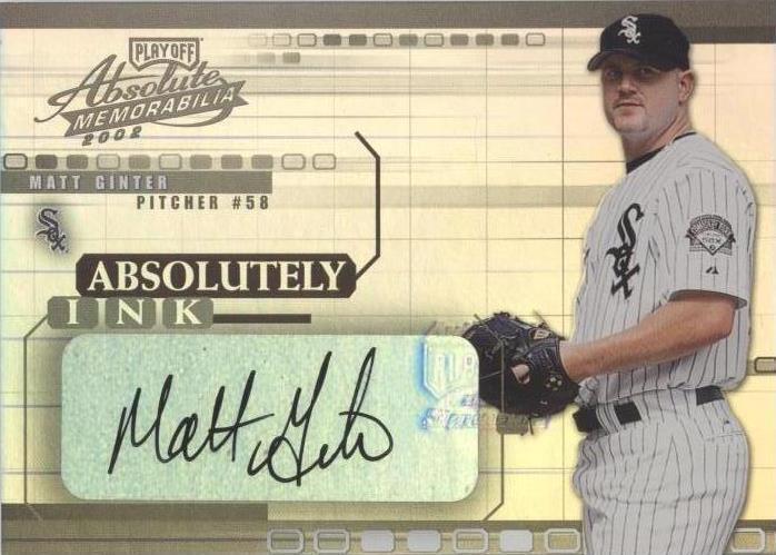 2002 Playoff Absolute Memorabilia - Matt Ginter #AI-39