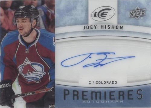 2014-15 Upper Deck Ice - Joey Hishon #IPA-JH