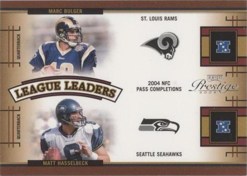2005 Playoff Prestige Marc Bulger Matt Hasselbeck #LL-6