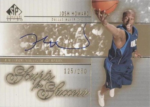 2003-04 SP Signature Edition - Josh Howard #SS-HO