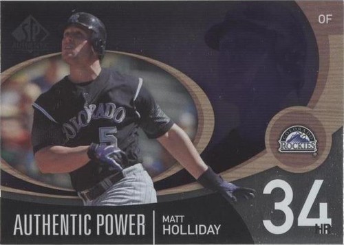 2007 SP Authentic - Matt Holliday #AP-34
