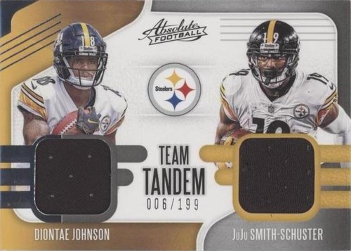 2019 Panini Absolute Diontae Johnson JuJu Smith-Schuster #TTM-PS