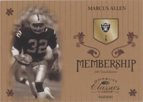 2003 Donruss Classics Marcus Allen #M15