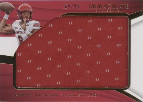 2018 Panini Immaculate Collection Collegiate Lamar Jackson #5