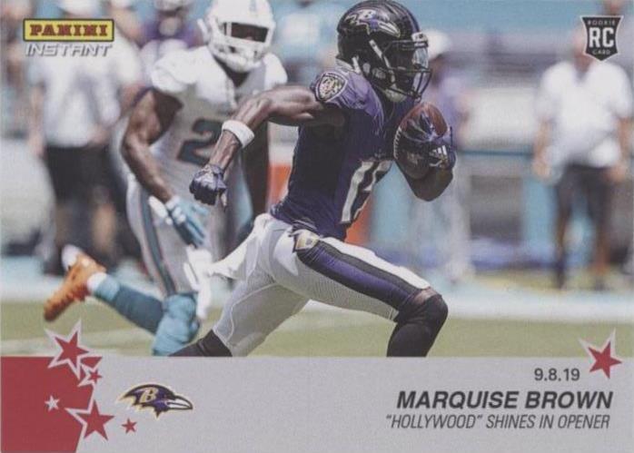 2019 Panini Instant NFL Marquise Brown #14
