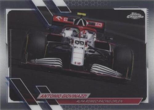 2021 Topps Chrome F1 Antonio Giovinazzi Auto GOLD Autograph