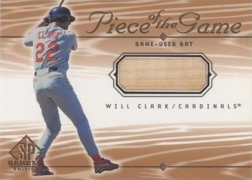 2001 SP Game Bat Edition - Will Clark #WC