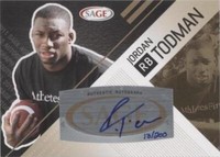2011 SAGE Autograph Series Jordan Todman #A-53