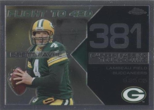 2008 Topps Chrome Brett Favre #BFC-381