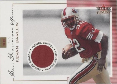 2001 Fleer Genuine Kevan Barlow #155