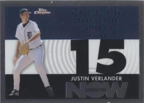 2007 Topps Chrome - Justin Verlander #GN297