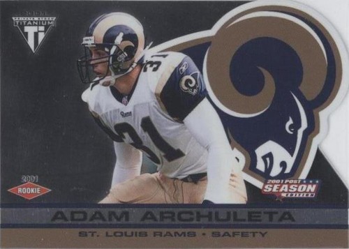 2001 Pacific Private Stock Titanium Postseason Adam Archuleta #P69
