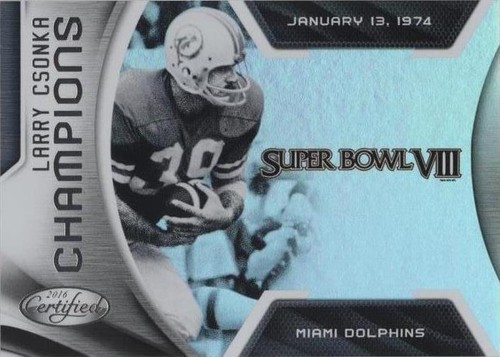 2016 Panini Certified Larry Csonka #12