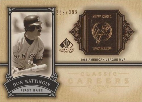 2005 SP Legendary Cuts - Don Mattingly #CC-MA