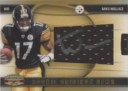2009 Donruss Gridiron Gear Mike Wallace #225