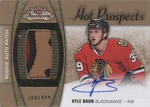 2015-16 Upper Deck Fleer Showcase - Kyle Baun #174